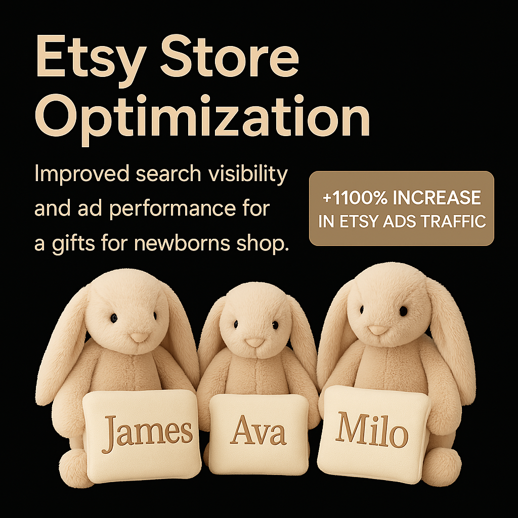 Boosting Traffic & Visibility for a Newborn Gift Shop